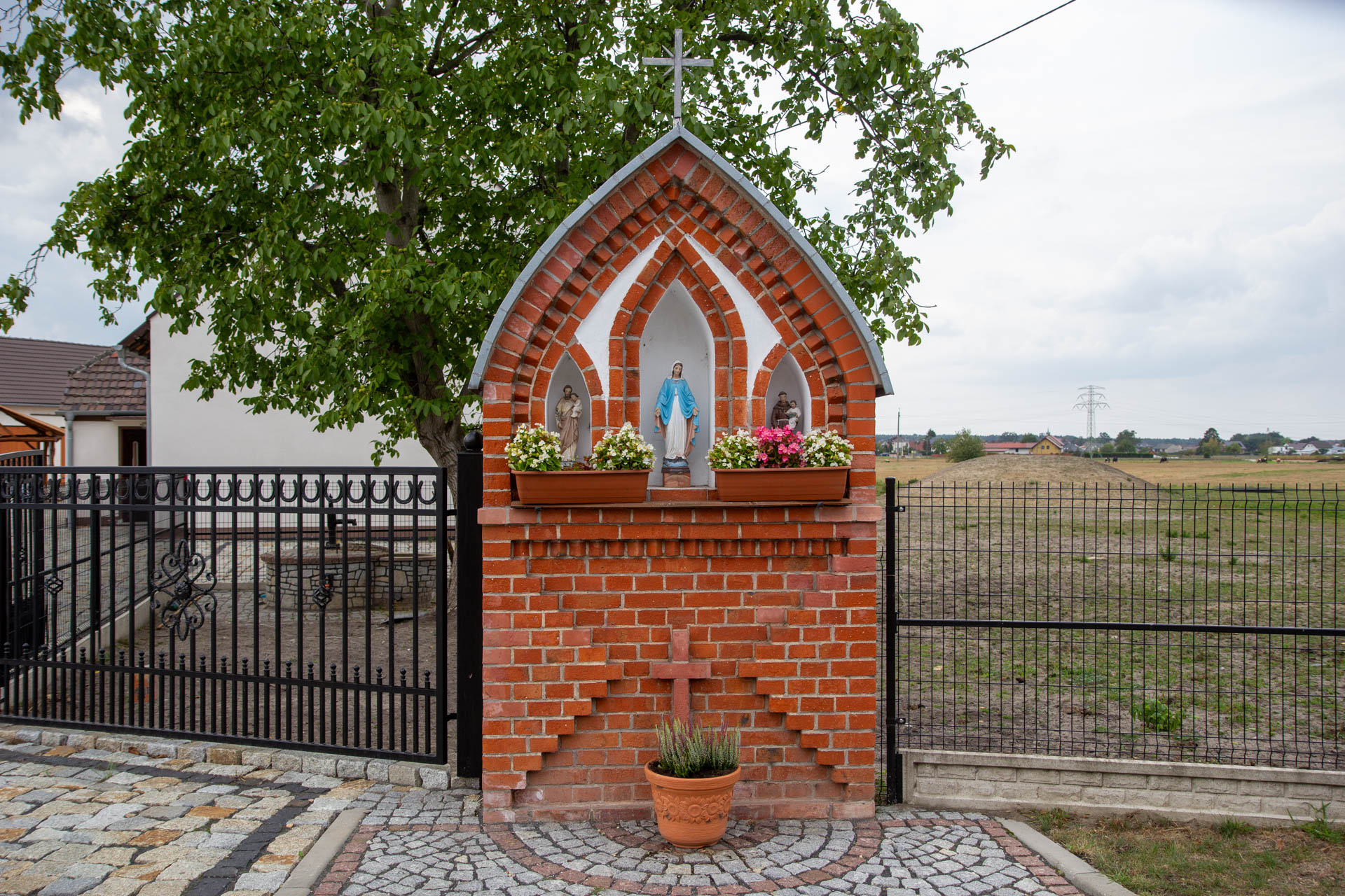 Borycz – kapliczka przy ulicy Wolności
